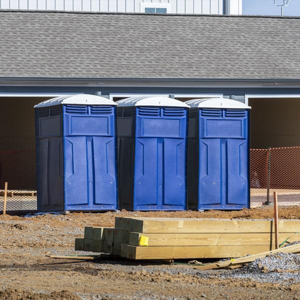 Heavy-duty construction site porta potty in Dentsville, South Carolina